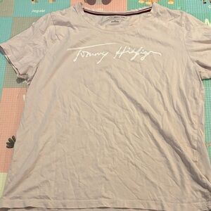Tommy Hilfiger White Tee with Logo